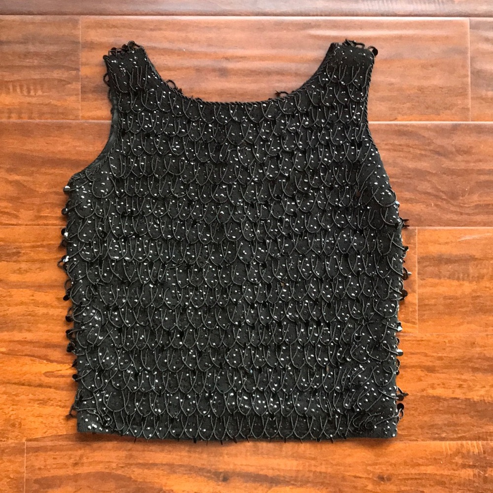 Vintage Beaded Tank | Vic & Vic Haute Couture